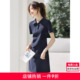 沫晗依美学院风刺绣polo连衣裙2025夏季新款撞色刺绣减龄连衣裙女