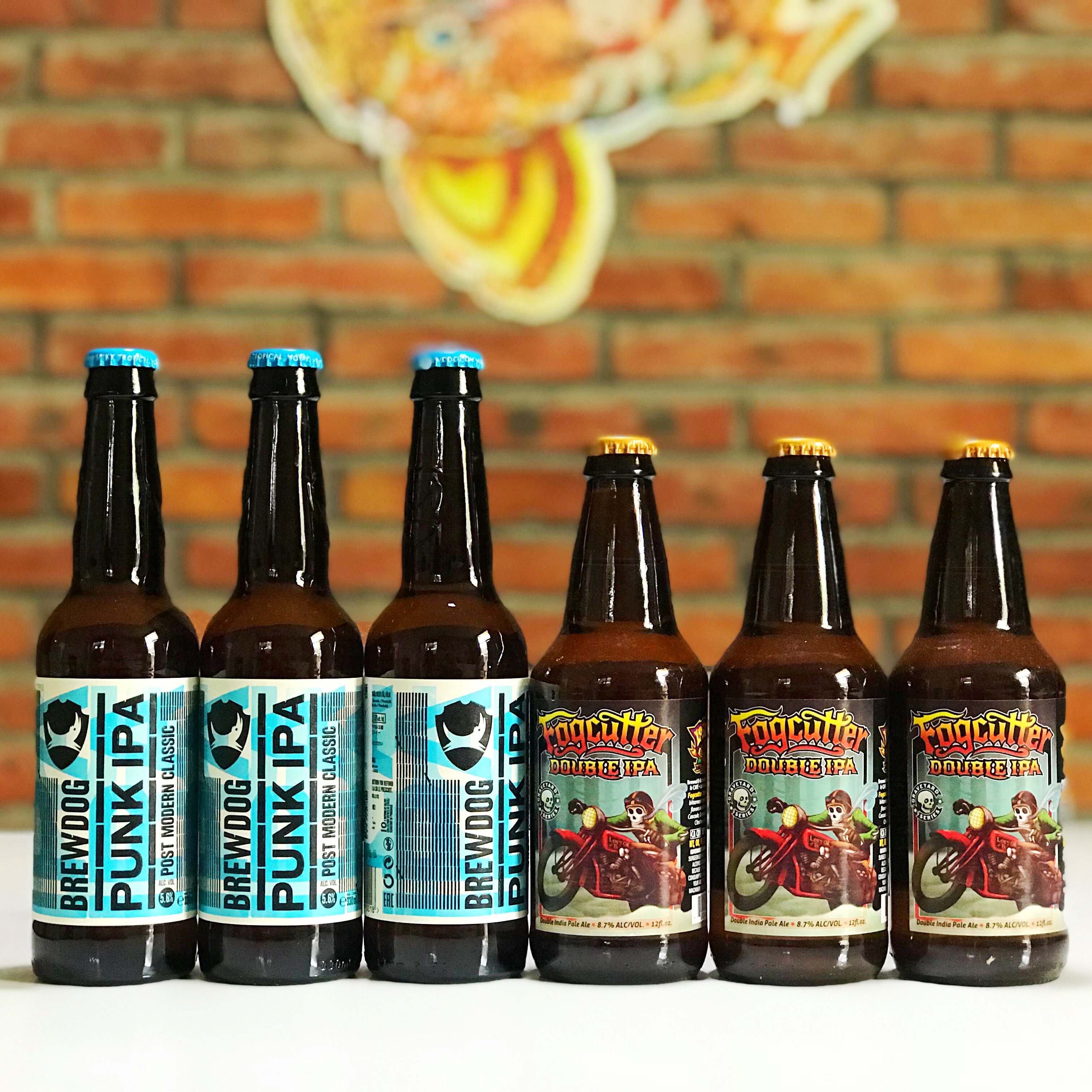 入门&进阶级 酿酒狗朋克ipa/迷失海岸迷雾快艇双倍啤酒2种各3瓶