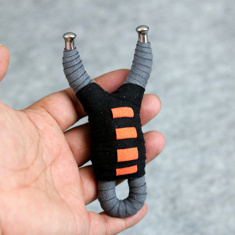 龅牙扁皮弓_9mm304不锈钢手工冷弯弹弓龅牙小s反曲筋弹大弓门扁皮弹弓