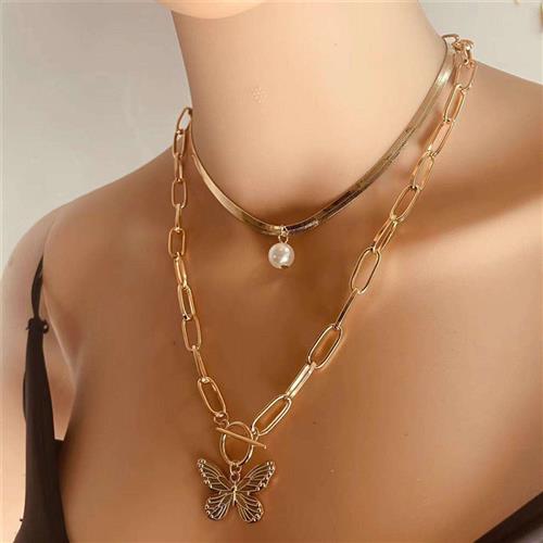 Classic jewelry fashion double layer bamboo snake bone