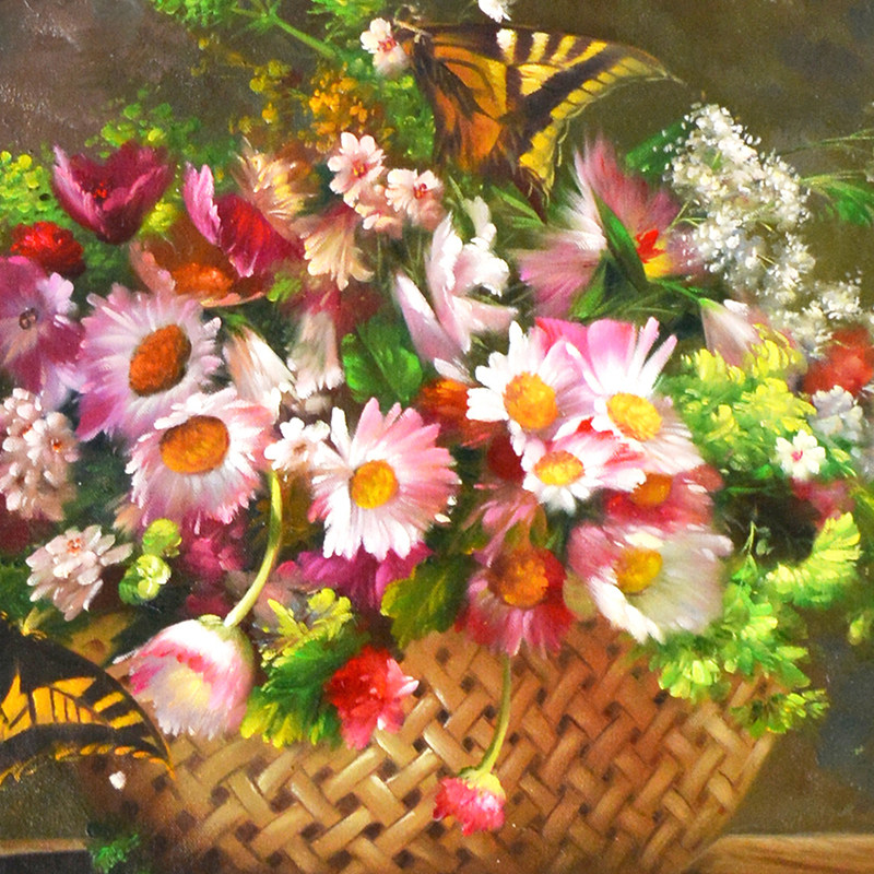 王青茂《蝶恋花》布面油彩|70-100cm