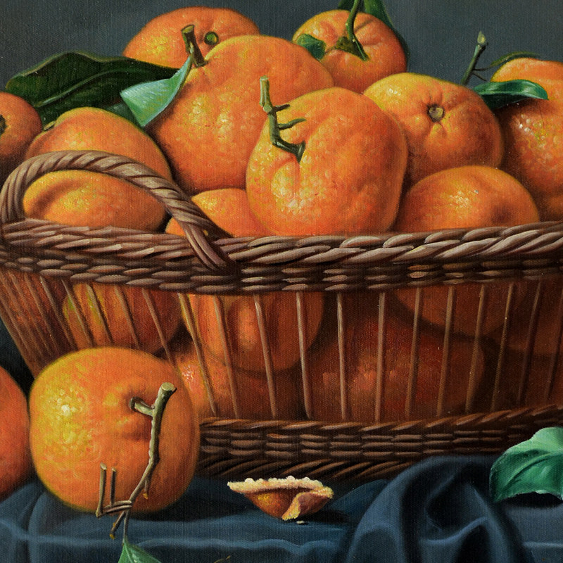 王青茂《柑橘》布面油彩|70-100cm| - 拍卖