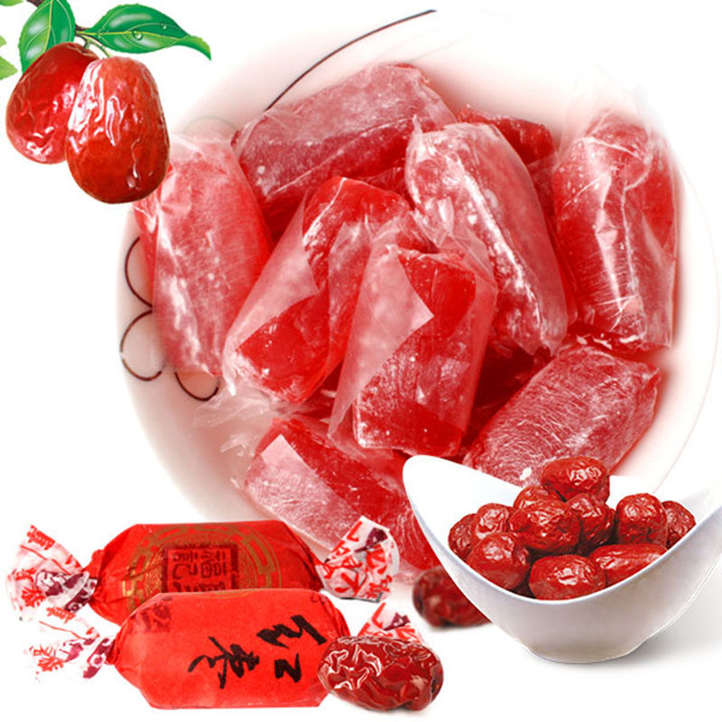 圣福记 红枣饴饴糖正宗山东特产高粱饴喜糖水果味软糖120g-2500g_不