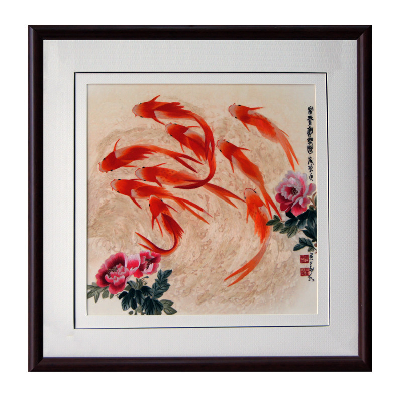 苏绣《富贵安乐》 单面绣 刺绣