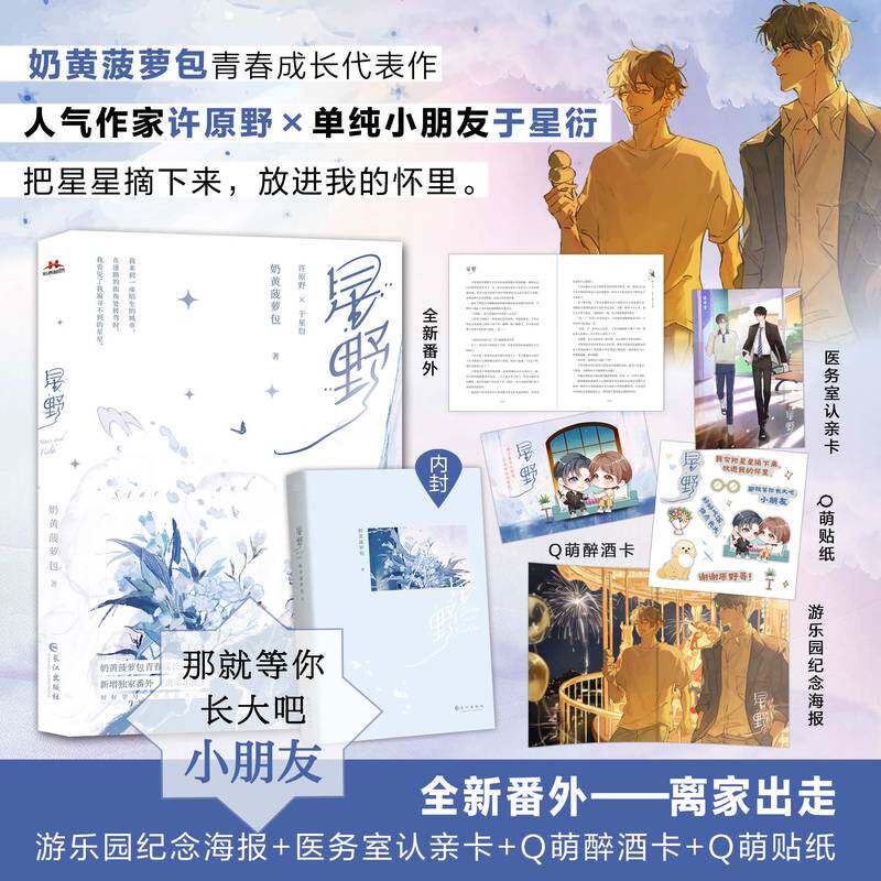 8正版 许原野x于星衍 青春成长治愈耽美纯爱文小说