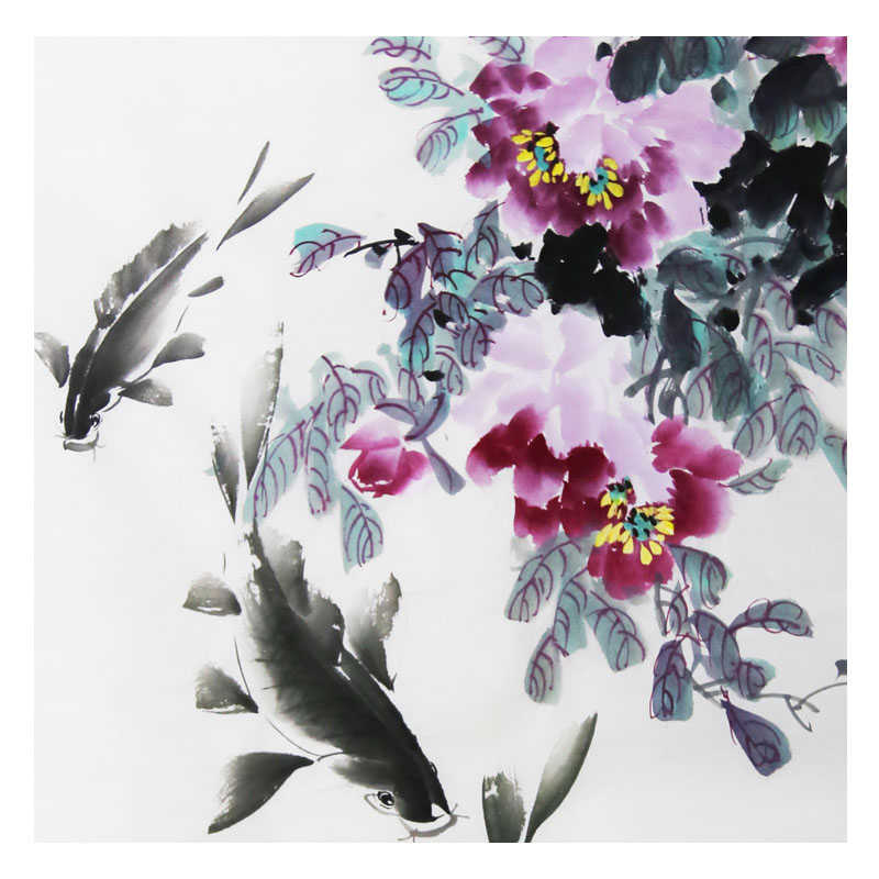 李春江《富贵有鱼》画鱼名家 河南省美术家协会会员