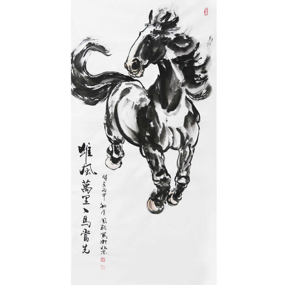 闻朝《一马当先》河南省美协会员