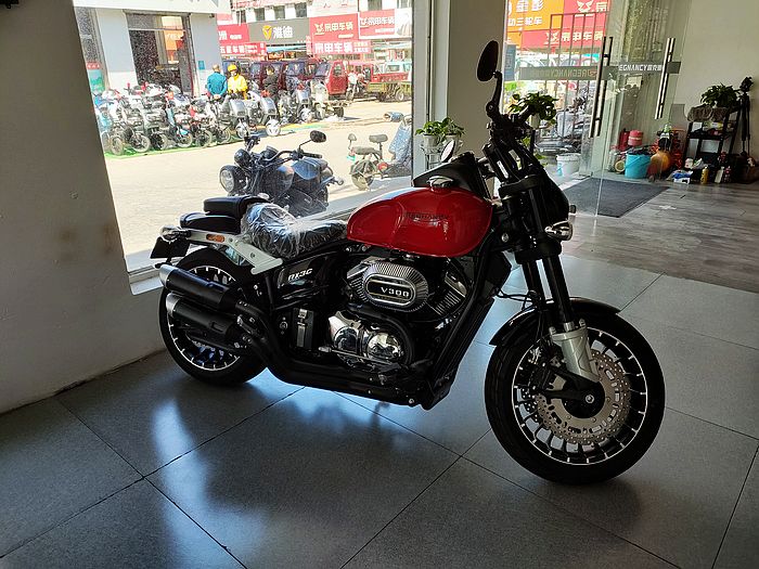 复古巡航太子车雷克雷卡迪rx3重型机车v缸250cc摩托车全国可上牌