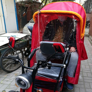 电动三轮车篷折叠车篷遮阳避雨篷脚踏三轮车篷伞户外棚三轮车配件