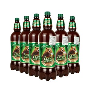 俄罗斯原装进口捷克熊原浆精酿啤酒1.35升未过滤鲜啤生啤