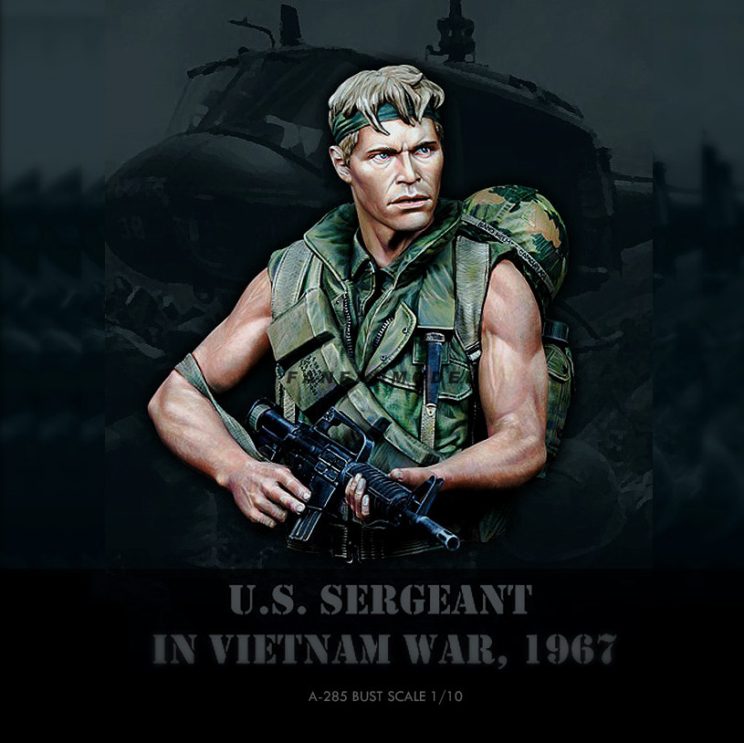 1/10 越战野战排半身像 树脂兵人(原特) a-285