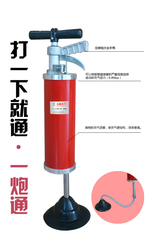 一炮通管道疏通器家用厨房地漏下水道疏通器机厕所马桶疏通工具