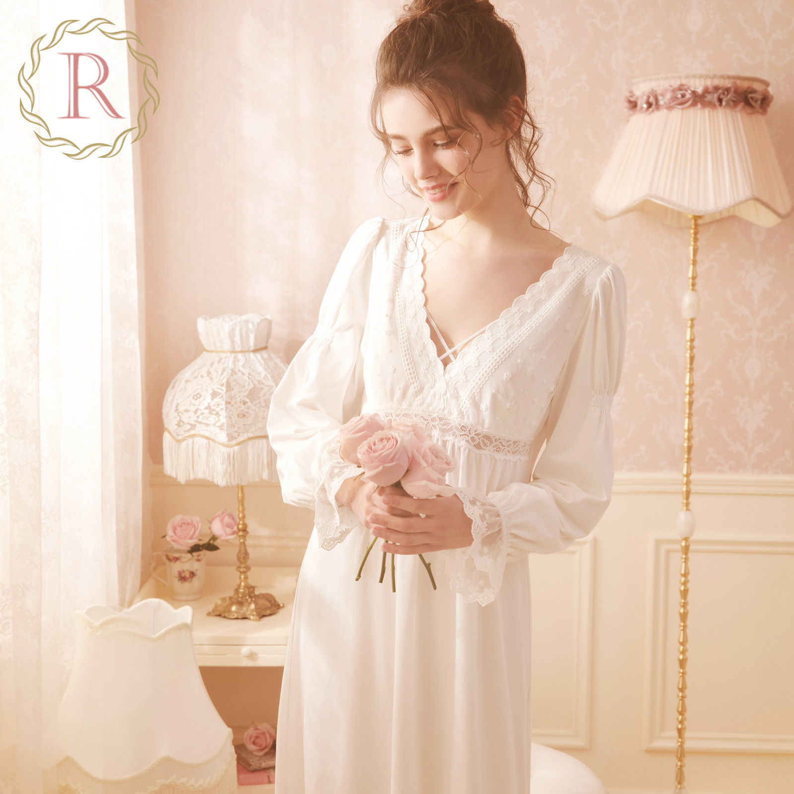 复古宫廷风睡衣