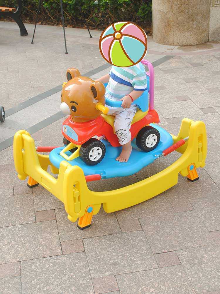 爆笑虫子摇摇车同款扭扭车宝宝家用幼儿弹簧蹦蹦车跳跳马儿童玩具