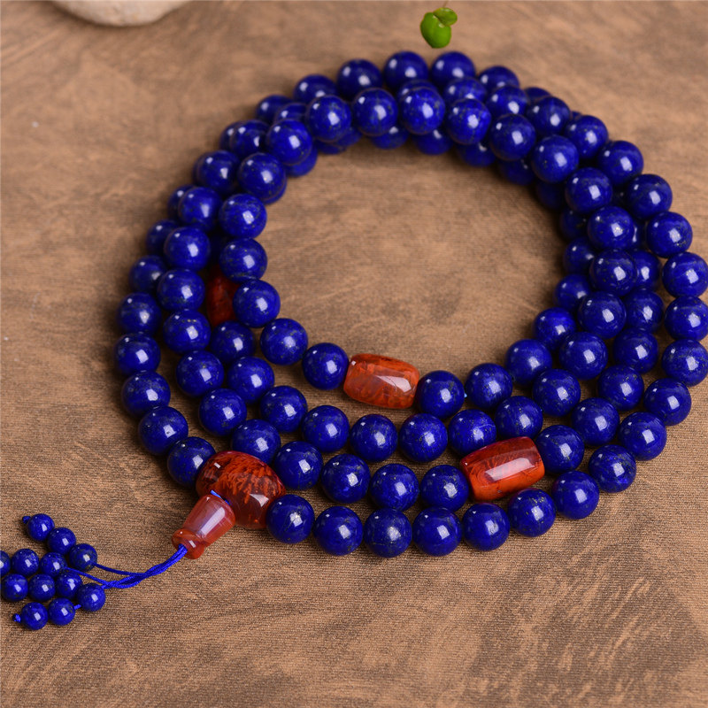 0克 直径9.9mm 天然青金石手链108 手链