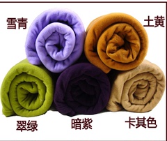 素色纯色毛毯加厚秋冬保暖空调毯金貂绒毛毯珊瑚绒超柔法兰绒毛毯