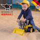 德国BIG挖掘机玩具车儿童挖沙可坐人工程车男孩挖土车铲推土挖机