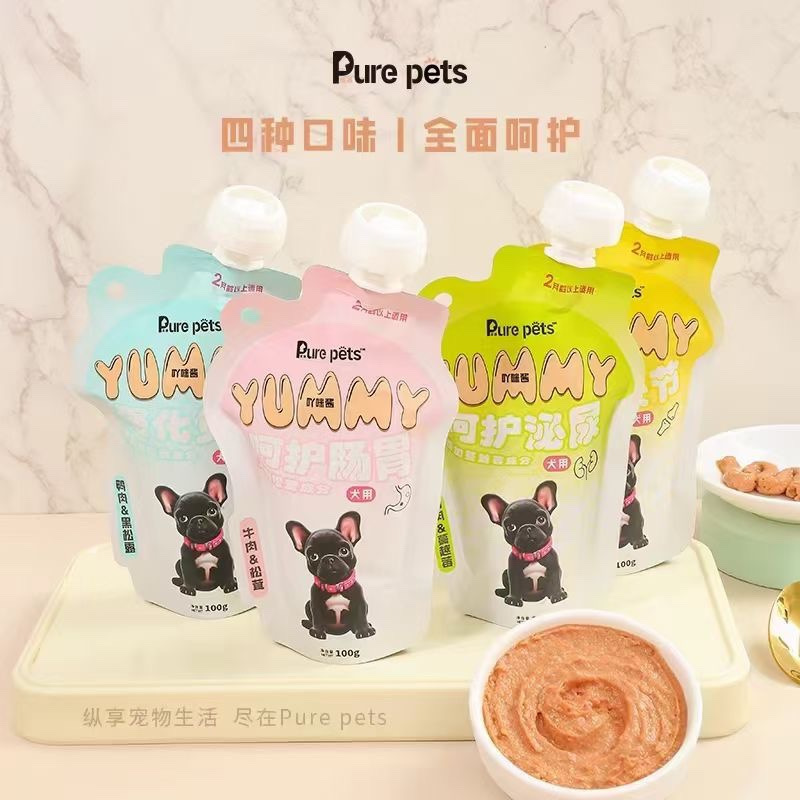 皮派吖咪酱成犬幼犬通用零食湿粮包哈士奇柯基鲜封包拌饭酱罐头