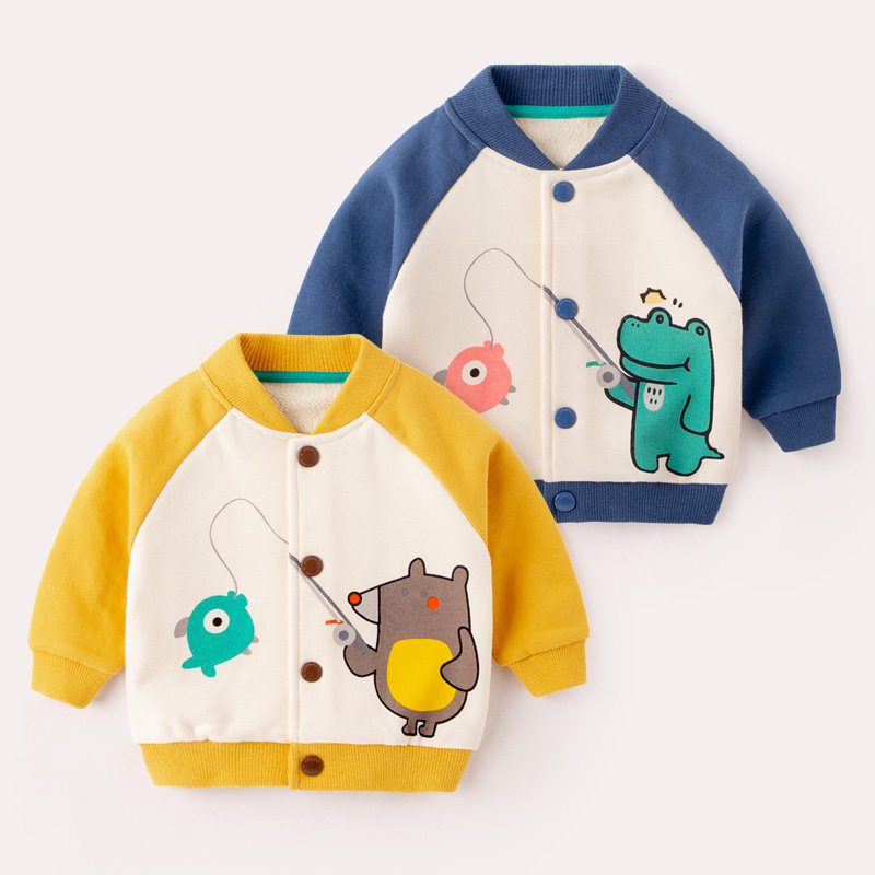 儿童春季外套男_宝宝棒球服春装儿童春季童装男童衣服洋气婴幼儿婴儿