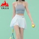 NIKE耐克短裙女2024夏新款速干运动百褶网球训练半身裙DR6850-100