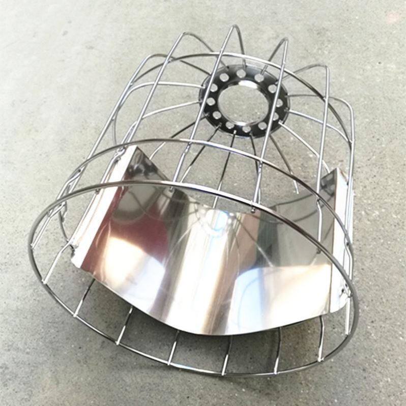 铁炉子保护罩器天然气烤火炉防笼子反射网鸟笼罩子煤气炉不锈钢笼