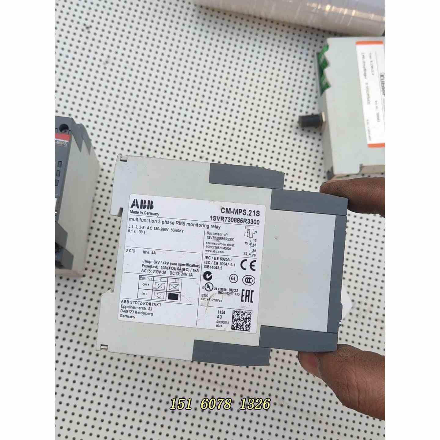 ABB电压相序监控器CM-MPS.21S厂里闲置的，，议价出