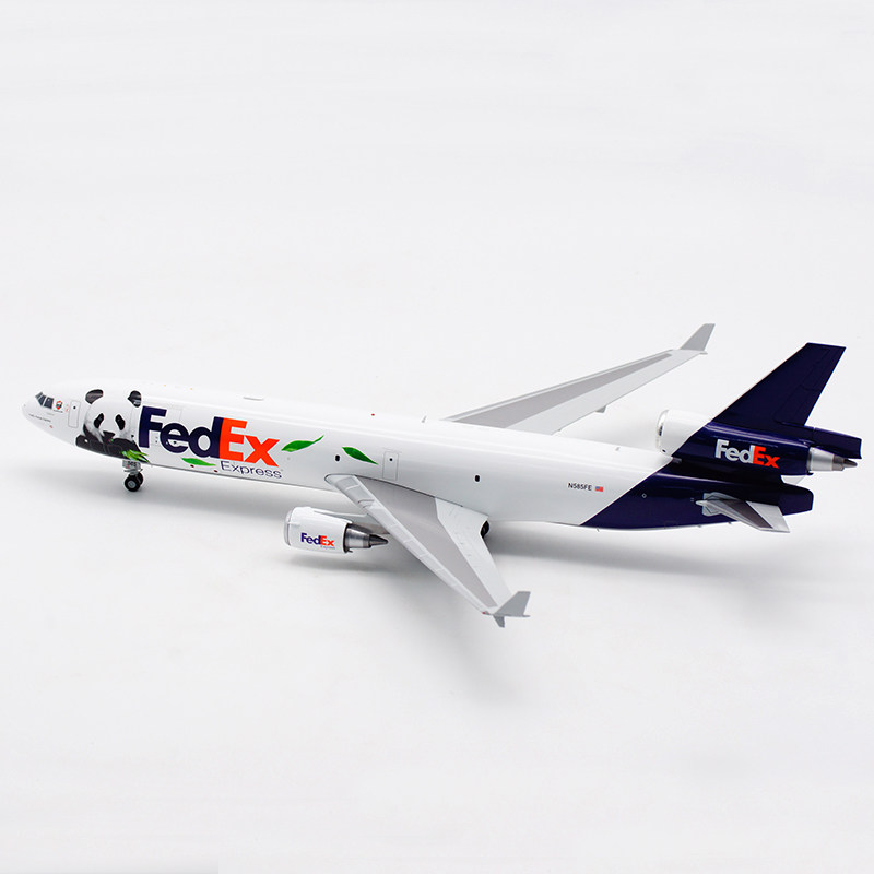 1:200 飞机模型合金 联邦快递 麦道md-11f n585fe 熊猫