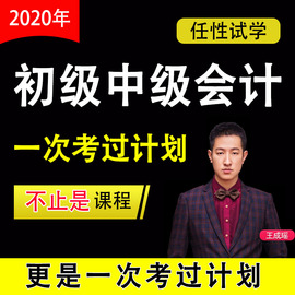 卓考网校2020年初级会计职称课程视频课件19中级会计师王成瑶网课