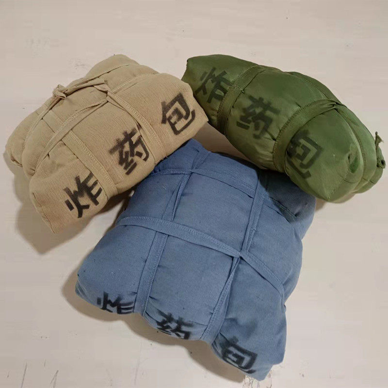 抗美援朝小红军道具扎药包红军行军背包抗战影视纪念品红军老物件