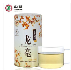 中粮中茶茉莉花茶 茉莉龙毫 银毫级100g 正品花茶