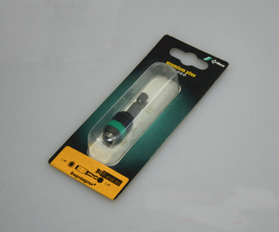 wera 德国维拉 1件套 电动螺丝刀批头/起子头座 889/4 (1/4*100)