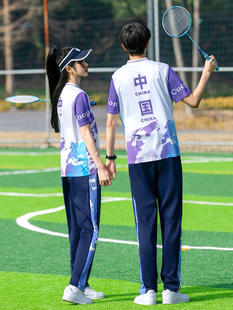 高货速发校服定制夏季高中生毕业服短袖卫衣小学初高中生运动会班