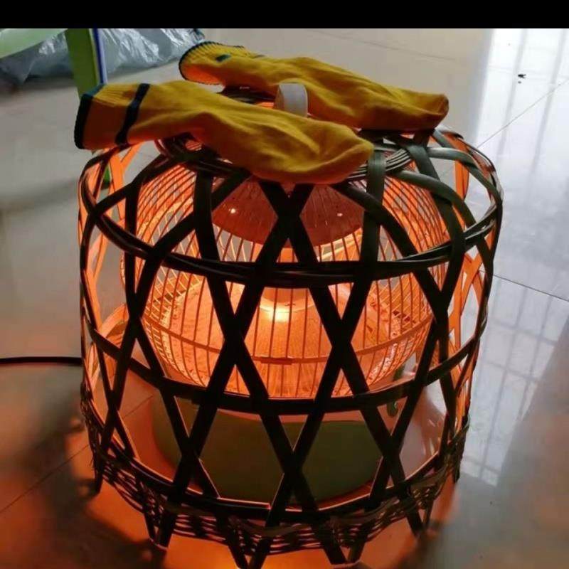 火笼竹编取暖传统竹制古老手足婚嫁手工老黄竹编