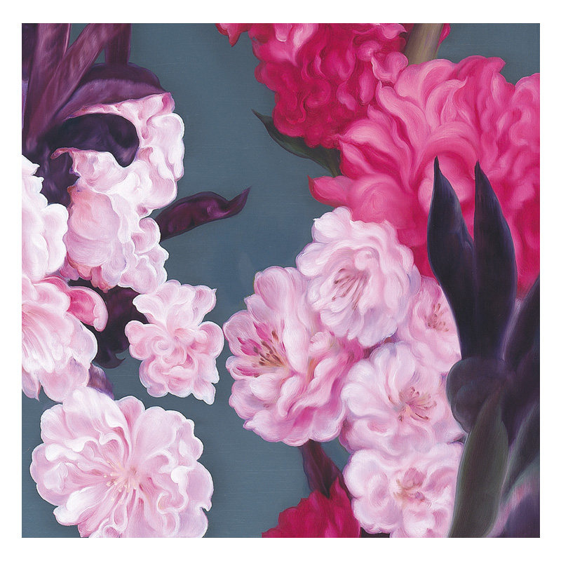 【版画】何红蓓 《桃花季节2》稀缺珍藏级限量签名版画版号18/20