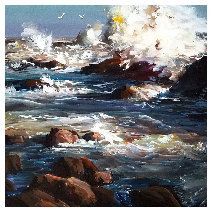 迟桂芬 《潮汐》原创作品