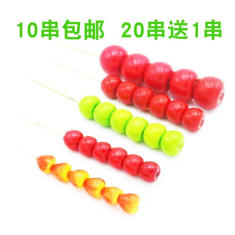 False Tomatoes on sticks Candied fruit prop Sugar-coated haws Model stage Wedding dress prop simulation 10 Stringin the Home accessories , Vase/Flower/Artificial flowers/Imitation jewelry , Simulation of fruit category - from Buy2taobao.com to provide professional Taobao agent buy service