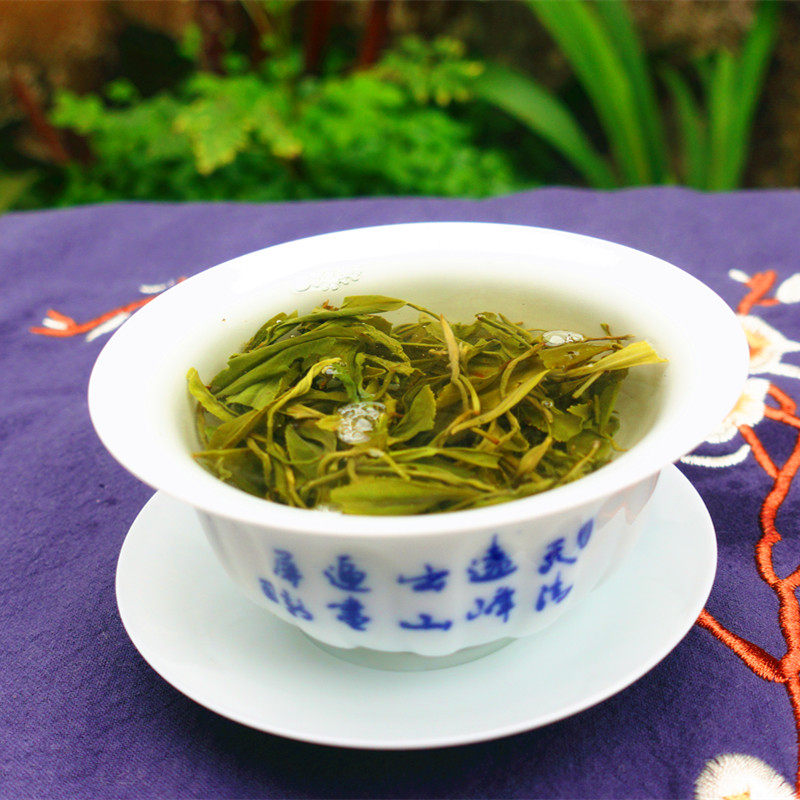 2019明前茶广东大叶青毛尖肇庆封开高山黄茶广东黄茶大叶青黄大茶