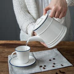 西芙陶瓷器茶壶茶杯碟套装家用冷热水壶咖啡壶下午茶杯咖啡奶茶杯