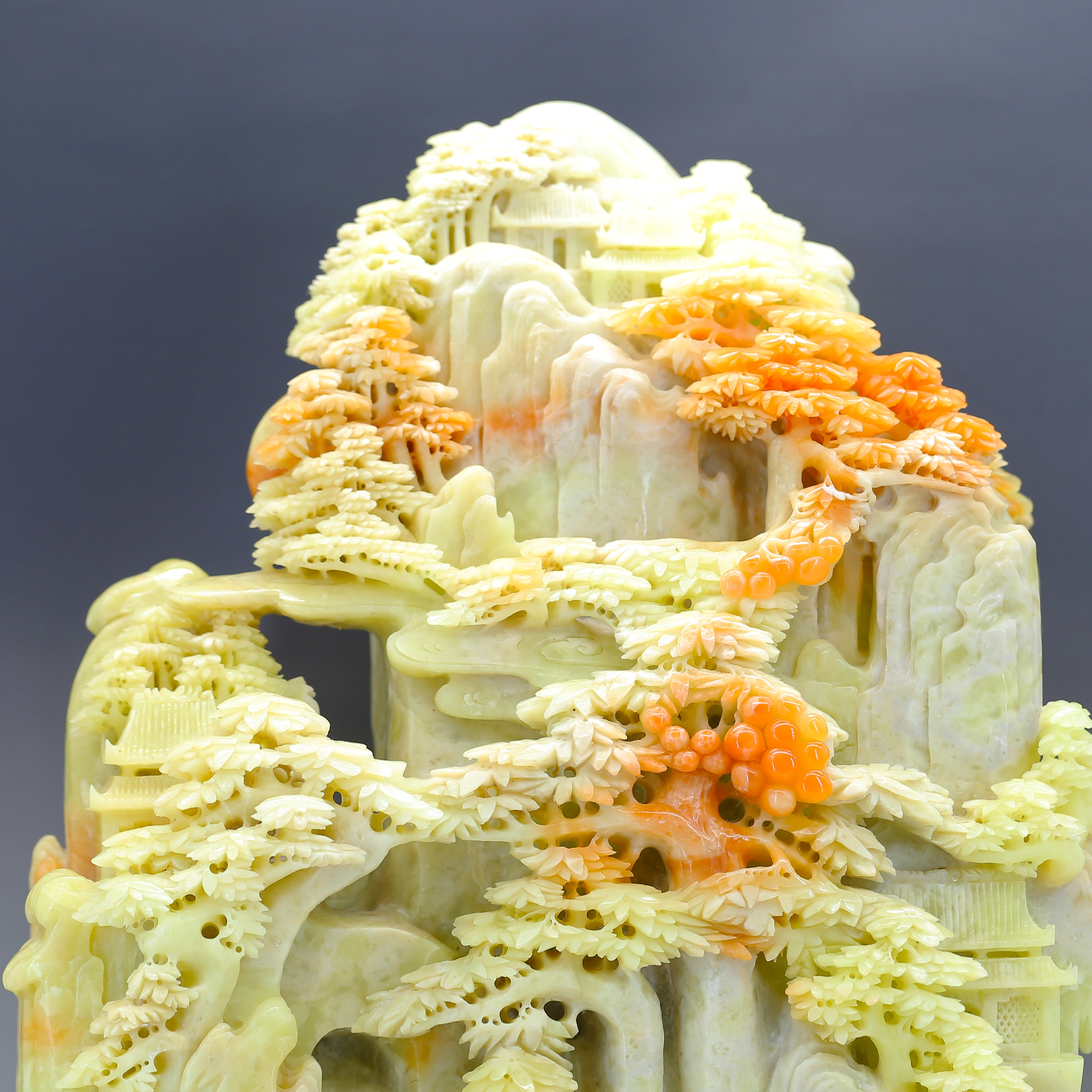 【鸿运当头】青田石雕摆件 馈赠佳品