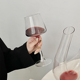 创意水晶玻璃勃艮第红酒杯套装家用轻奢高档高脚杯葡萄酒杯欧式风