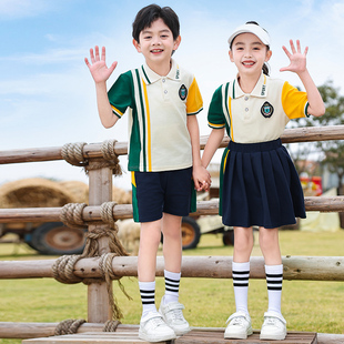 高货速发新款幼儿园园服纯棉英伦学院风运动套装小学生校服春秋装