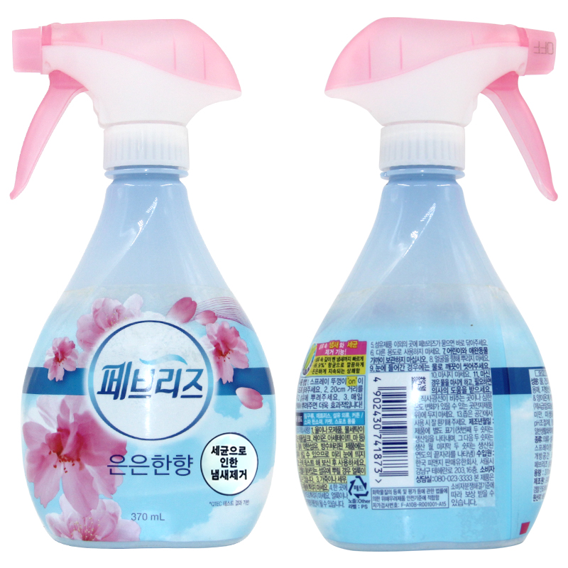 韩国宝洁febreze/风倍清喷雾去味衣物除味剂清香除臭室内织物除菌