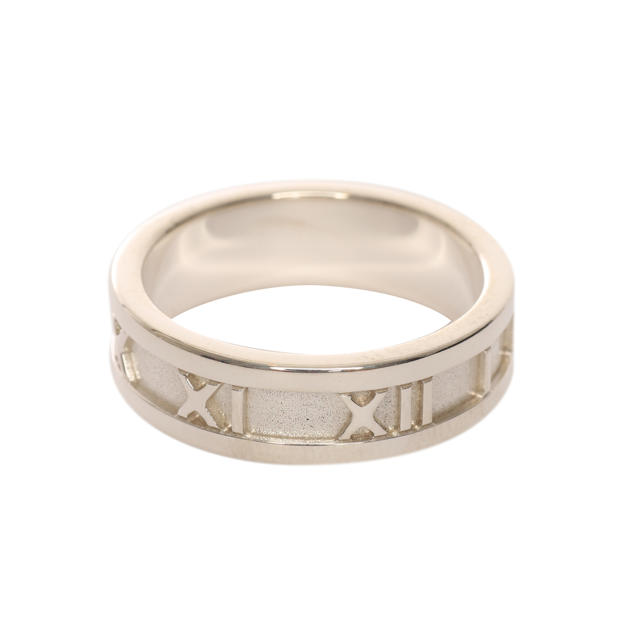 [9.5新]蒂芙尼tiffany中性925纯银罗马数字戒指