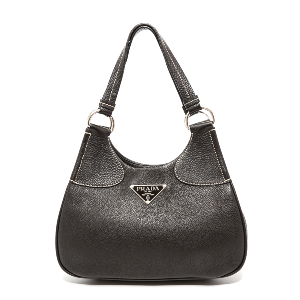 [9.5新]普拉达prada女士黑色单肩包