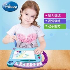 迪士尼儿童磁性画板涂鸦彩色绘画可擦写字板宝宝黑板早教益智玩具