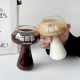 可爱蘑菇杯创意个性造型好菇毒玻璃杯搞怪冰美式拿铁咖啡杯果汁杯