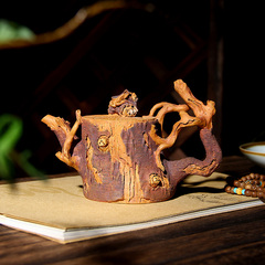 创意纯手工名家陈东铸仿古个性茶壶宜兴紫砂壶全手工壶送礼品包邮
