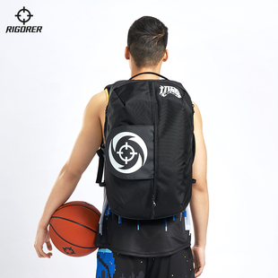 准者篮球背包运动多功能双肩包健身训练包大容量蓝球收纳装备