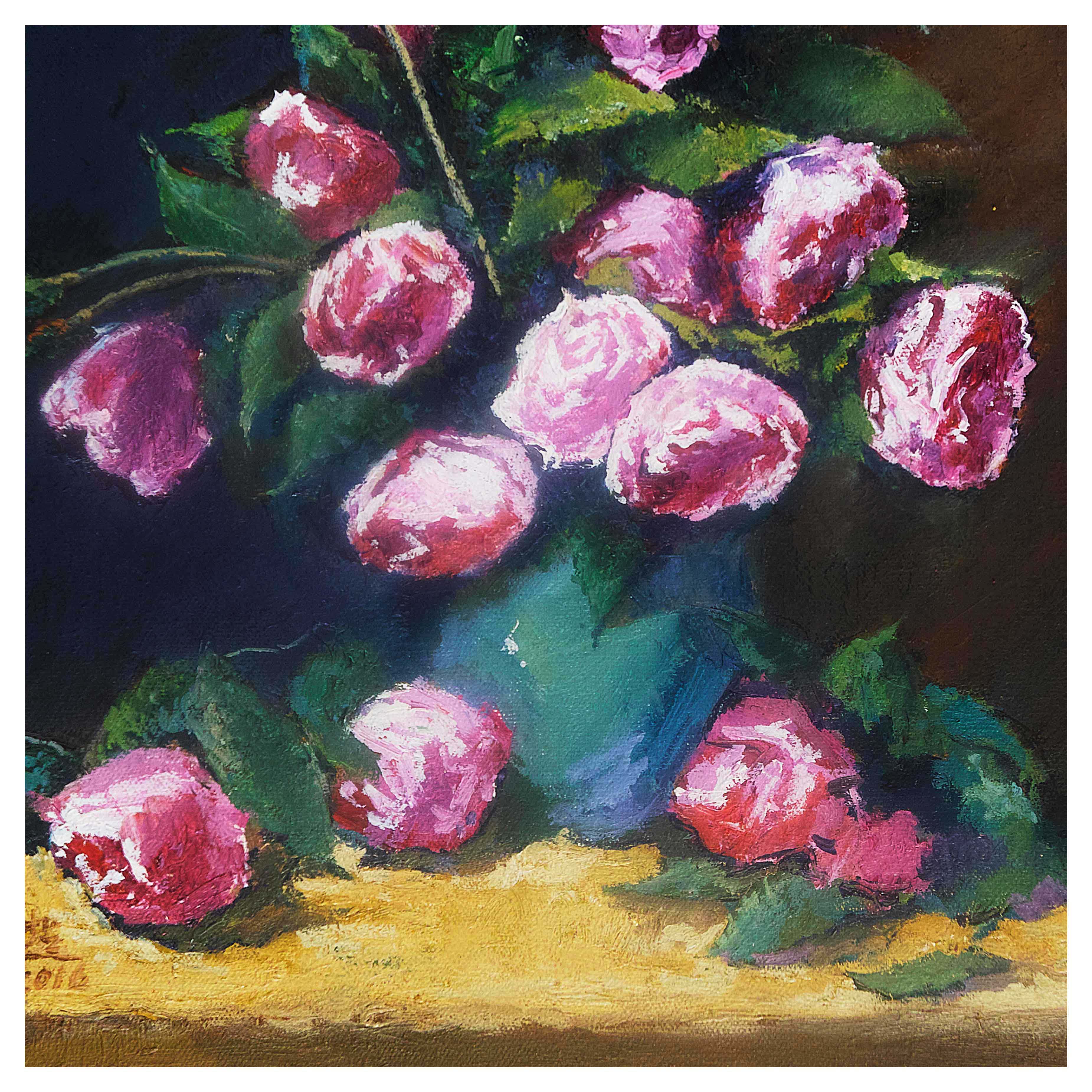 【双十二】陈超《玫瑰》布面油画