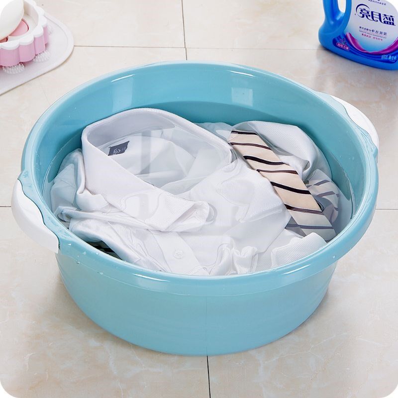 加厚洗脸盆大号洗衣盆家用盆子成人洗脚盆塑料婴儿小脸盆洗衣服.